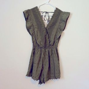 Romantic lace romper